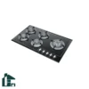 اجاق گاز تاکنو گاز 5 شعله پلو پز کنار چاپ‌دار مدل G-110 مشکی