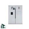 یخچال دستگیره مخفی عمودی هوم بار تاکنو گلد مدل 803R سفید